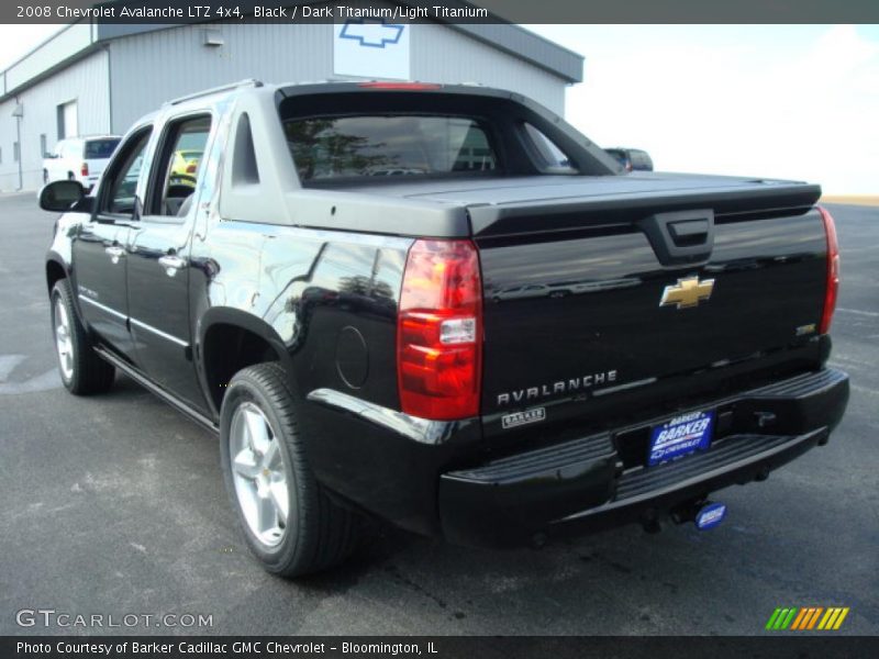 Black / Dark Titanium/Light Titanium 2008 Chevrolet Avalanche LTZ 4x4