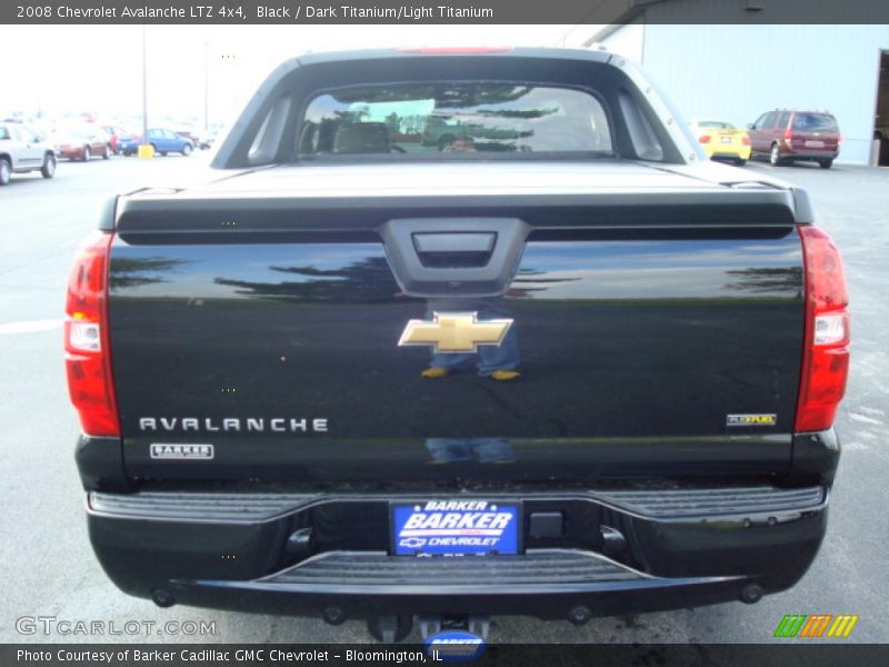 Black / Dark Titanium/Light Titanium 2008 Chevrolet Avalanche LTZ 4x4