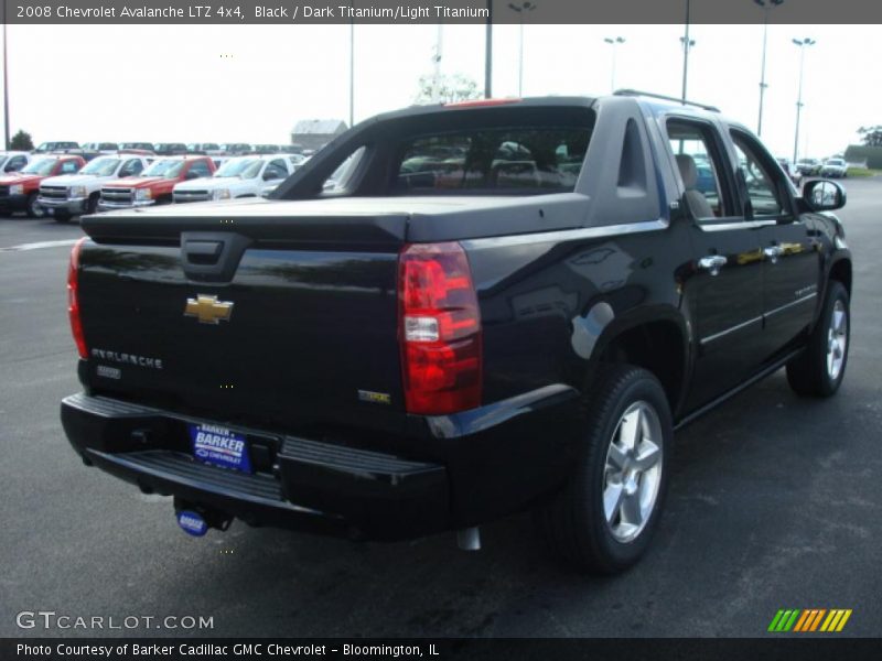 Black / Dark Titanium/Light Titanium 2008 Chevrolet Avalanche LTZ 4x4