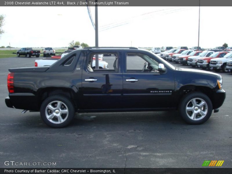 Black / Dark Titanium/Light Titanium 2008 Chevrolet Avalanche LTZ 4x4