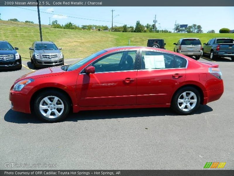 Code Red Metallic / Charcoal 2009 Nissan Altima 2.5 SL