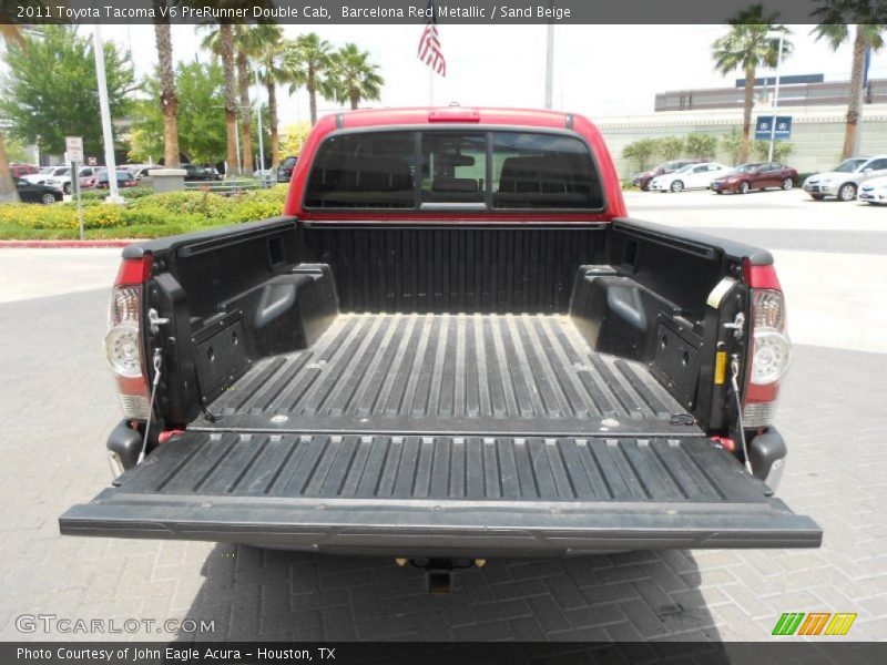 Barcelona Red Metallic / Sand Beige 2011 Toyota Tacoma V6 PreRunner Double Cab