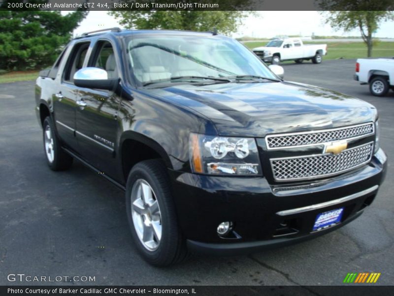 Black / Dark Titanium/Light Titanium 2008 Chevrolet Avalanche LTZ 4x4