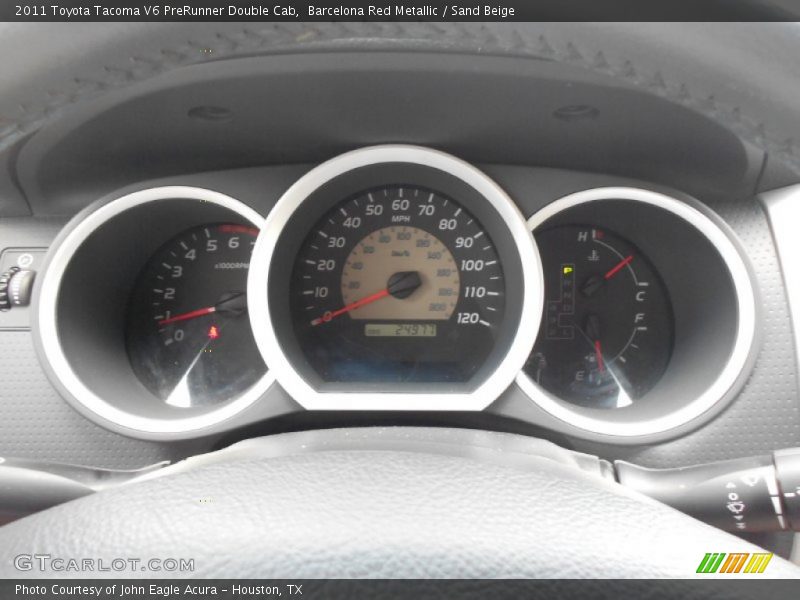  2011 Tacoma V6 PreRunner Double Cab V6 PreRunner Double Cab Gauges