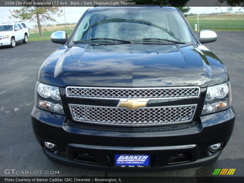 Black / Dark Titanium/Light Titanium 2008 Chevrolet Avalanche LTZ 4x4
