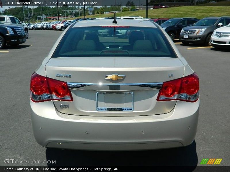 Gold Mist Metallic / Jet Black 2011 Chevrolet Cruze LT