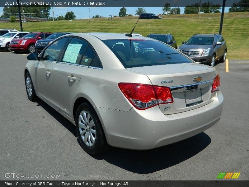 Gold Mist Metallic / Jet Black 2011 Chevrolet Cruze LT