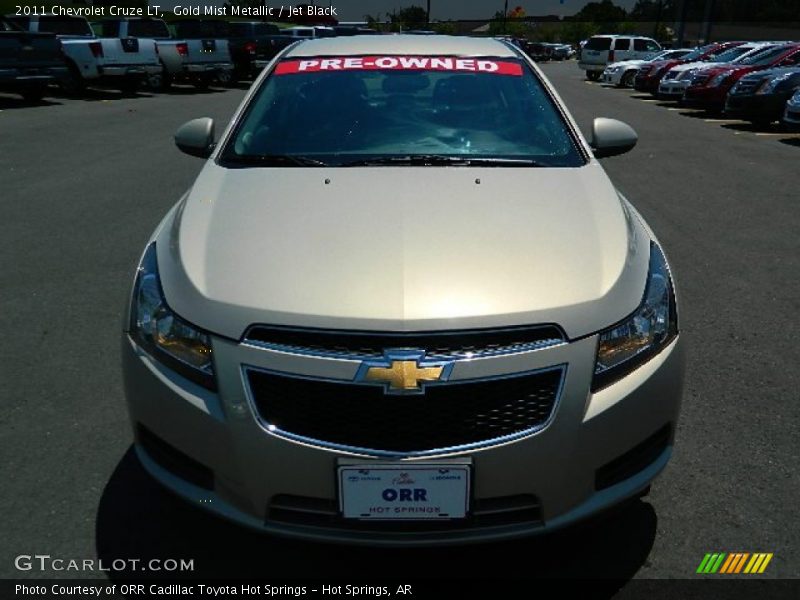 Gold Mist Metallic / Jet Black 2011 Chevrolet Cruze LT