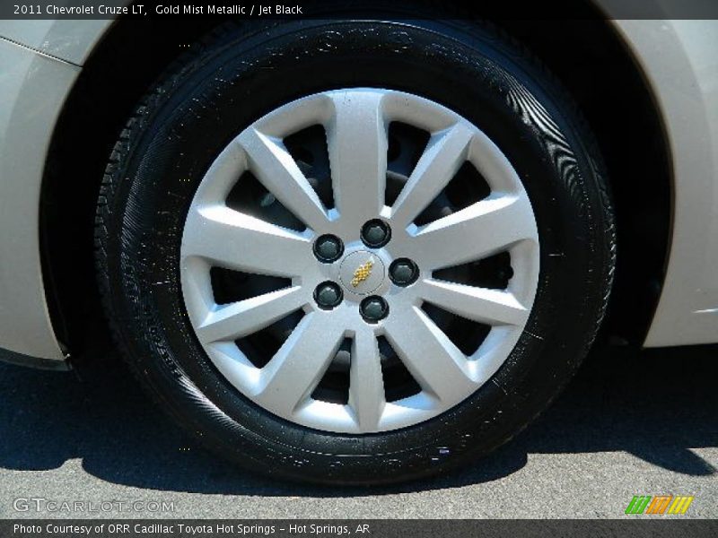 Gold Mist Metallic / Jet Black 2011 Chevrolet Cruze LT