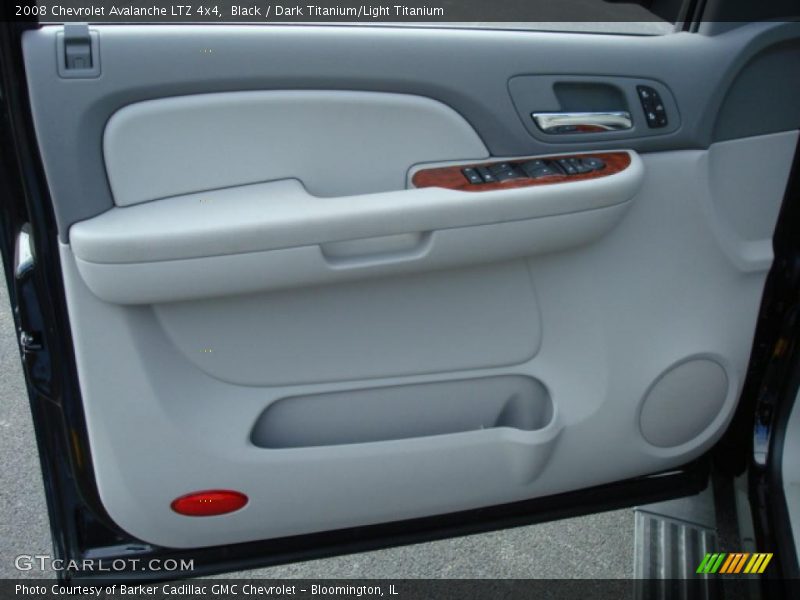 Black / Dark Titanium/Light Titanium 2008 Chevrolet Avalanche LTZ 4x4