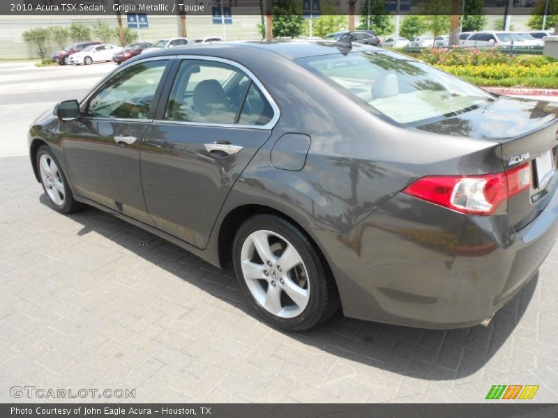 Grigio Metallic / Taupe 2010 Acura TSX Sedan