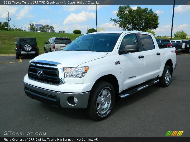 Super White / Graphite 2012 Toyota Tundra SR5 TRD CrewMax 4x4