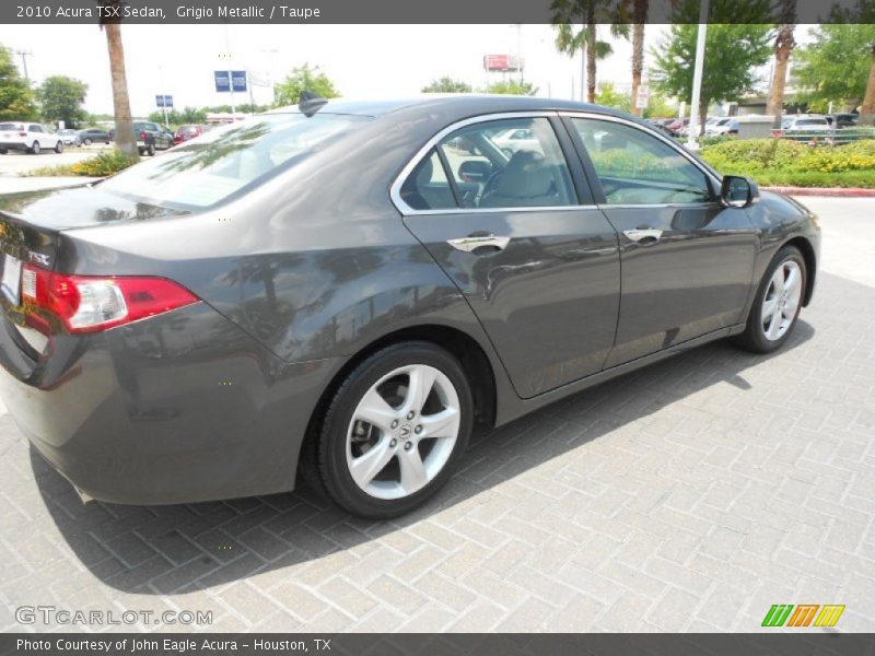 Grigio Metallic / Taupe 2010 Acura TSX Sedan