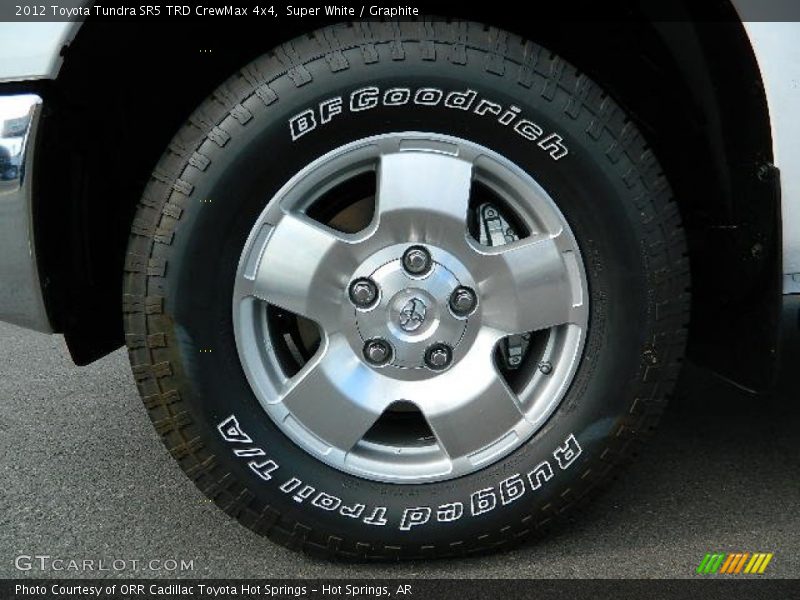 Super White / Graphite 2012 Toyota Tundra SR5 TRD CrewMax 4x4