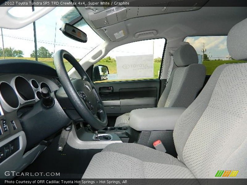Super White / Graphite 2012 Toyota Tundra SR5 TRD CrewMax 4x4