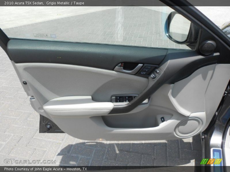 Grigio Metallic / Taupe 2010 Acura TSX Sedan