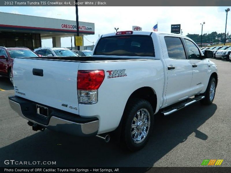 Super White / Black 2012 Toyota Tundra TSS CrewMax 4x4