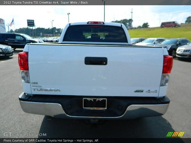 Super White / Black 2012 Toyota Tundra TSS CrewMax 4x4