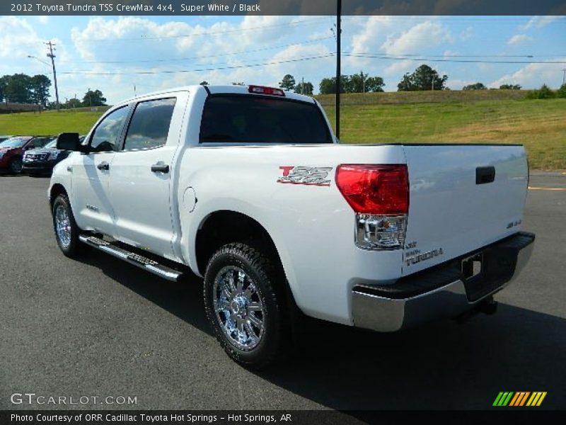 Super White / Black 2012 Toyota Tundra TSS CrewMax 4x4
