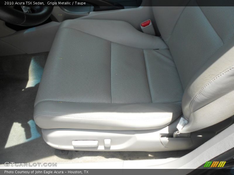 Grigio Metallic / Taupe 2010 Acura TSX Sedan