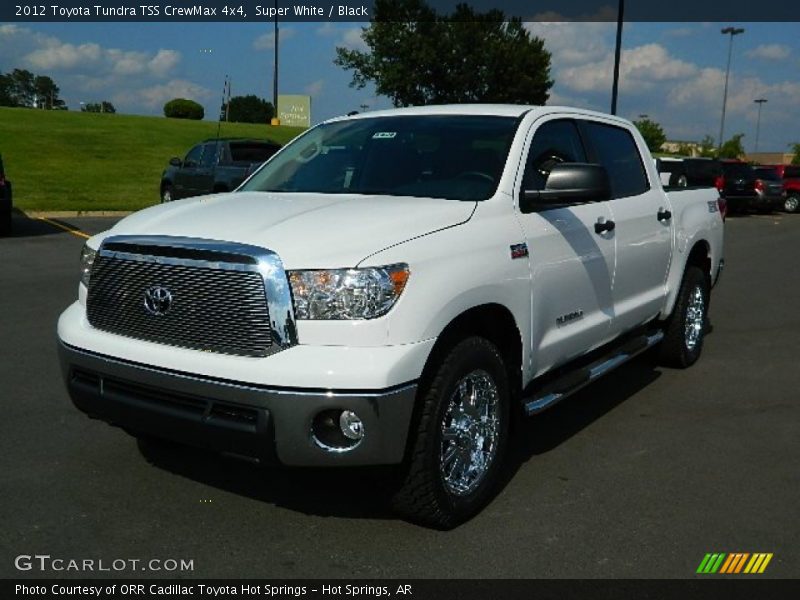 Super White / Black 2012 Toyota Tundra TSS CrewMax 4x4