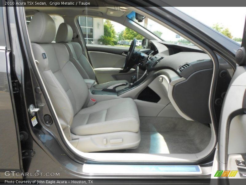 Grigio Metallic / Taupe 2010 Acura TSX Sedan