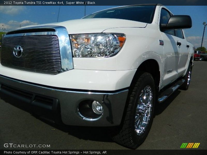 Super White / Black 2012 Toyota Tundra TSS CrewMax 4x4