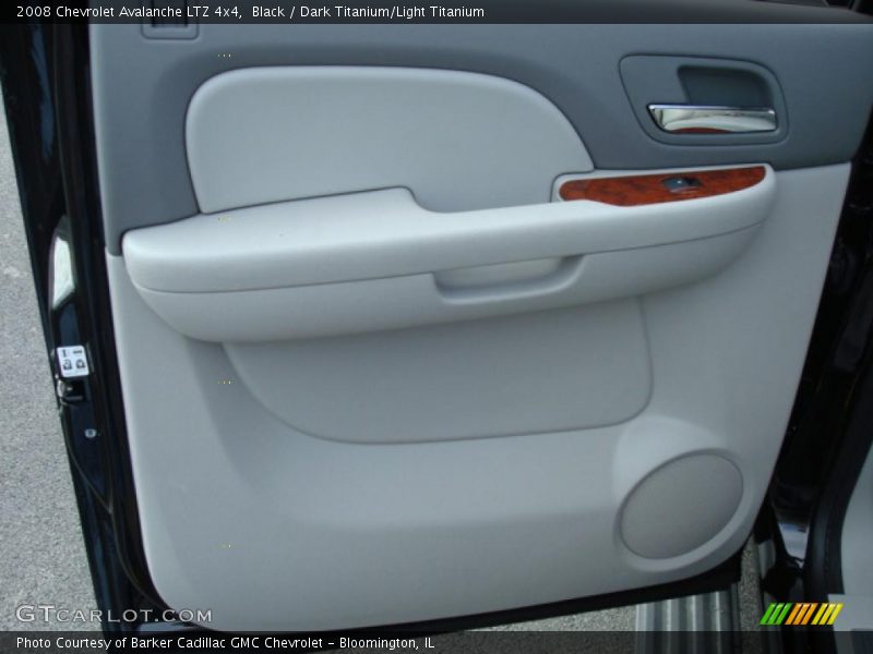 Black / Dark Titanium/Light Titanium 2008 Chevrolet Avalanche LTZ 4x4