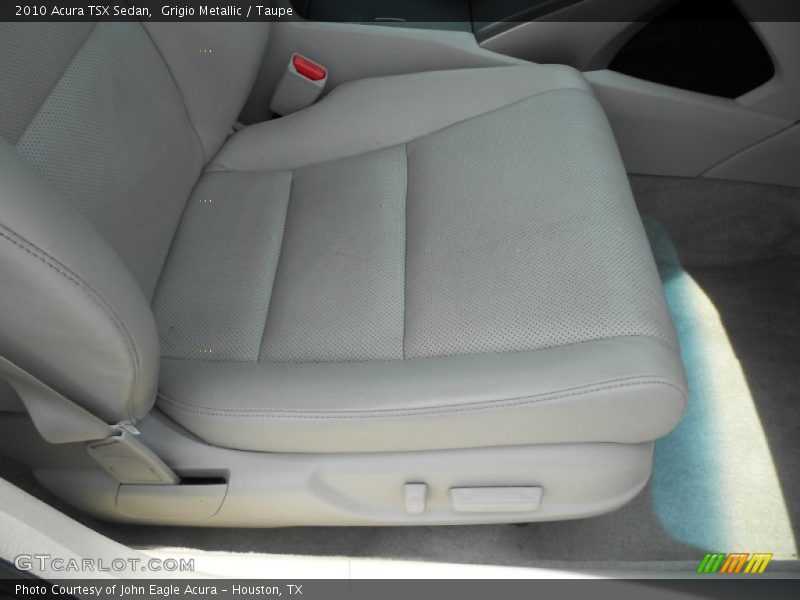 Grigio Metallic / Taupe 2010 Acura TSX Sedan