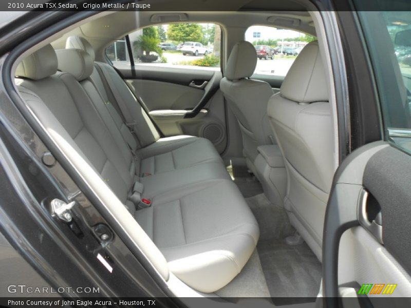 Grigio Metallic / Taupe 2010 Acura TSX Sedan