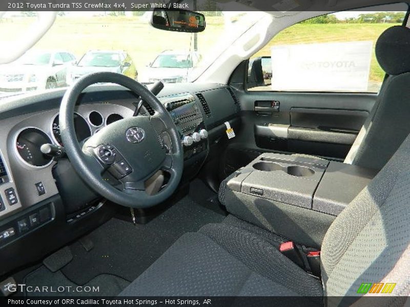 Super White / Black 2012 Toyota Tundra TSS CrewMax 4x4