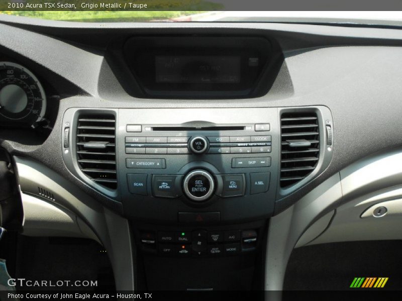 Grigio Metallic / Taupe 2010 Acura TSX Sedan