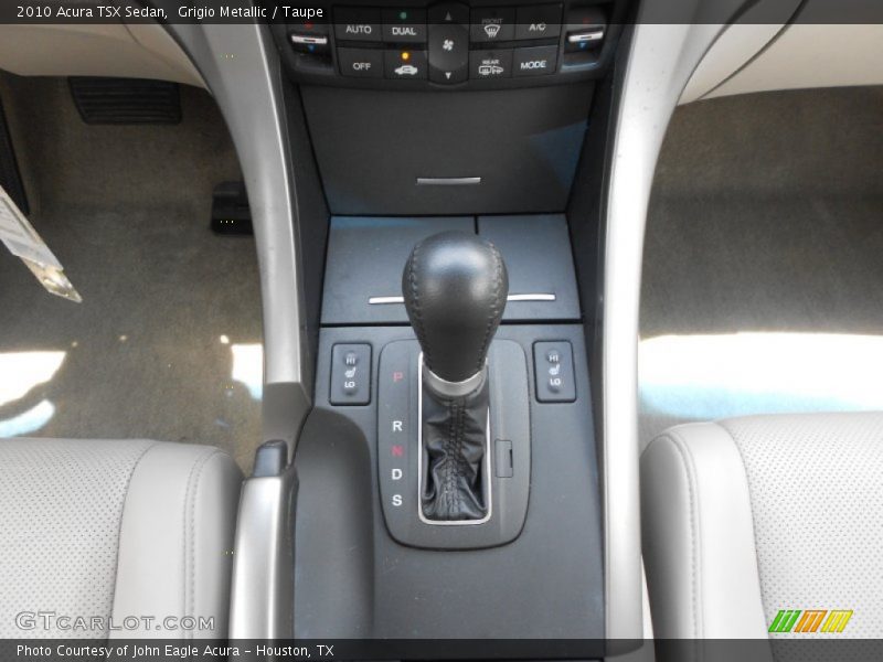 Grigio Metallic / Taupe 2010 Acura TSX Sedan