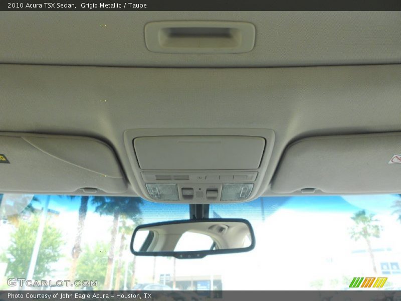 Grigio Metallic / Taupe 2010 Acura TSX Sedan