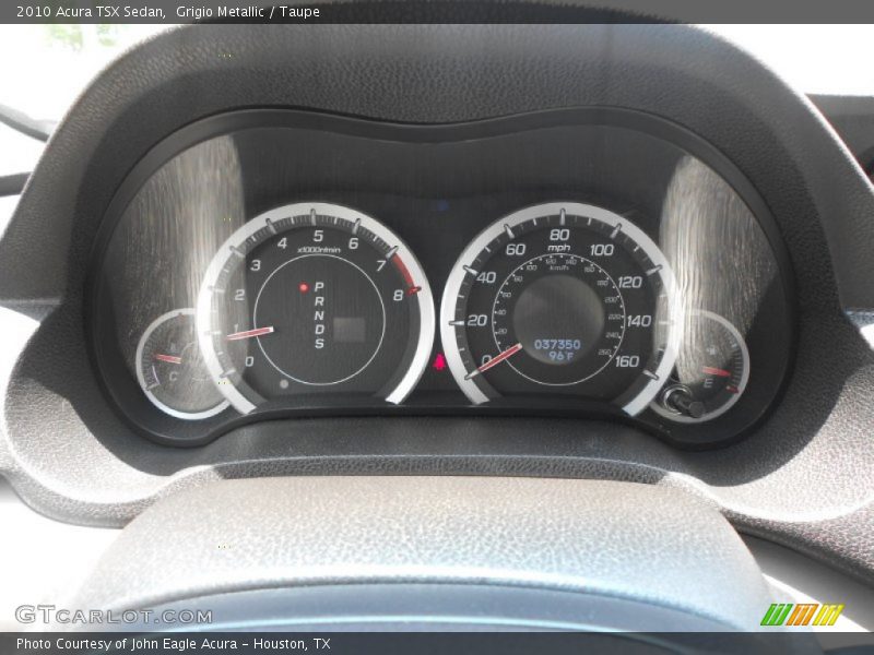 Grigio Metallic / Taupe 2010 Acura TSX Sedan