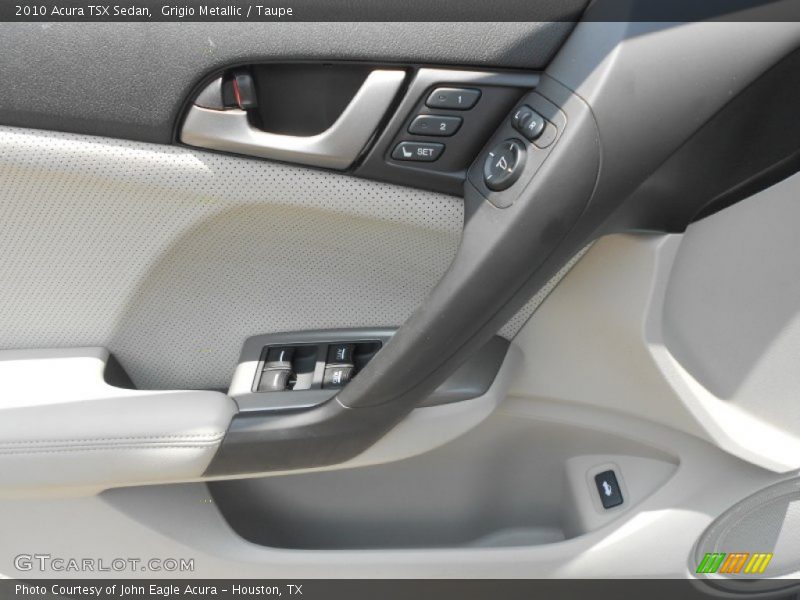 Grigio Metallic / Taupe 2010 Acura TSX Sedan
