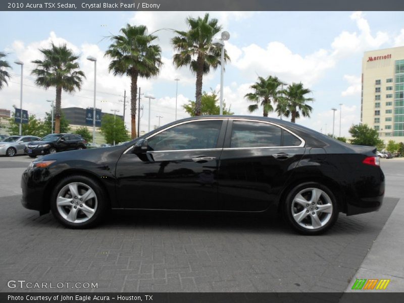 Crystal Black Pearl / Ebony 2010 Acura TSX Sedan