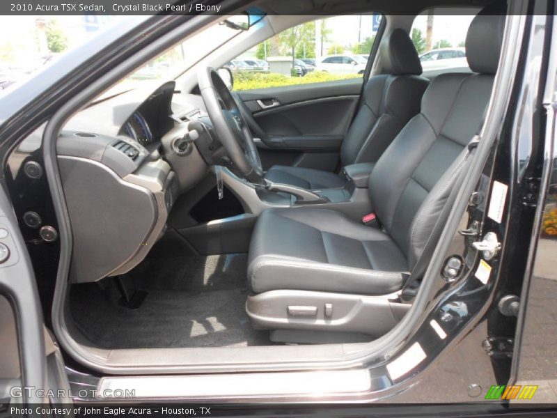 Crystal Black Pearl / Ebony 2010 Acura TSX Sedan