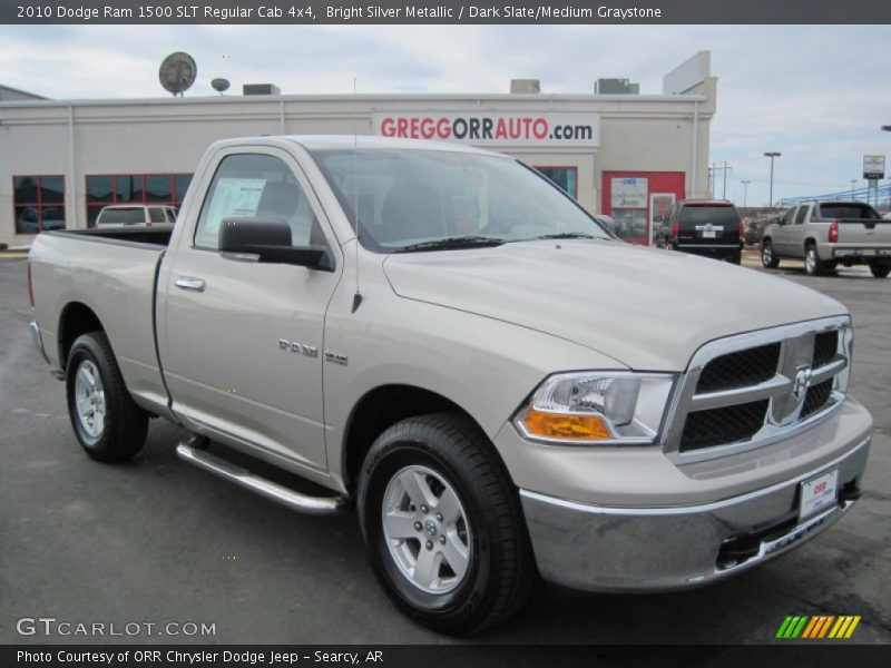 Bright Silver Metallic / Dark Slate/Medium Graystone 2010 Dodge Ram 1500 SLT Regular Cab 4x4