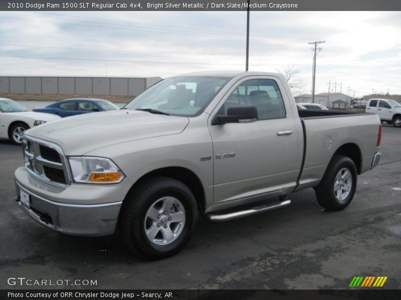 Bright Silver Metallic / Dark Slate/Medium Graystone 2010 Dodge Ram 1500 SLT Regular Cab 4x4