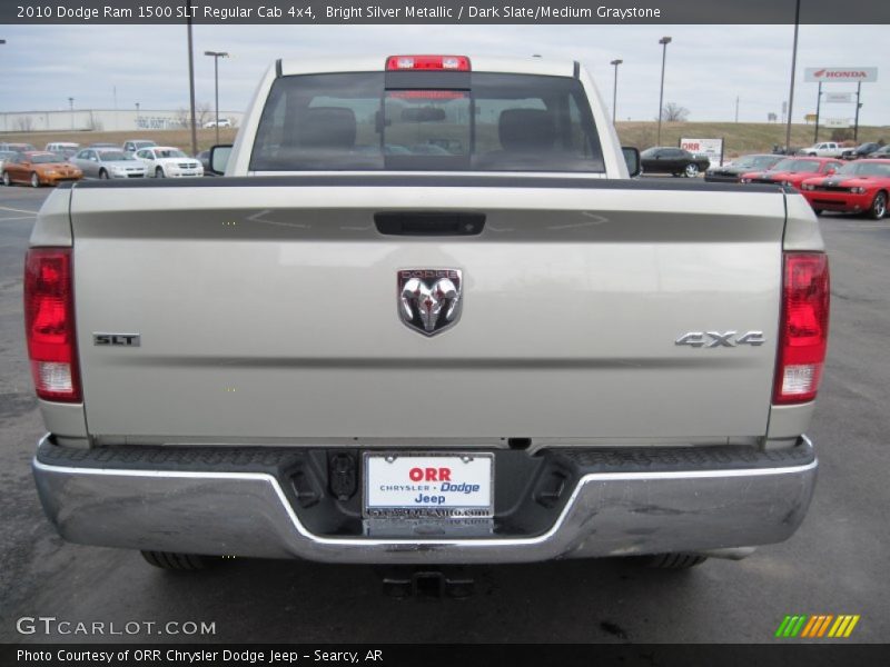 Bright Silver Metallic / Dark Slate/Medium Graystone 2010 Dodge Ram 1500 SLT Regular Cab 4x4