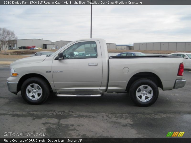 Bright Silver Metallic / Dark Slate/Medium Graystone 2010 Dodge Ram 1500 SLT Regular Cab 4x4
