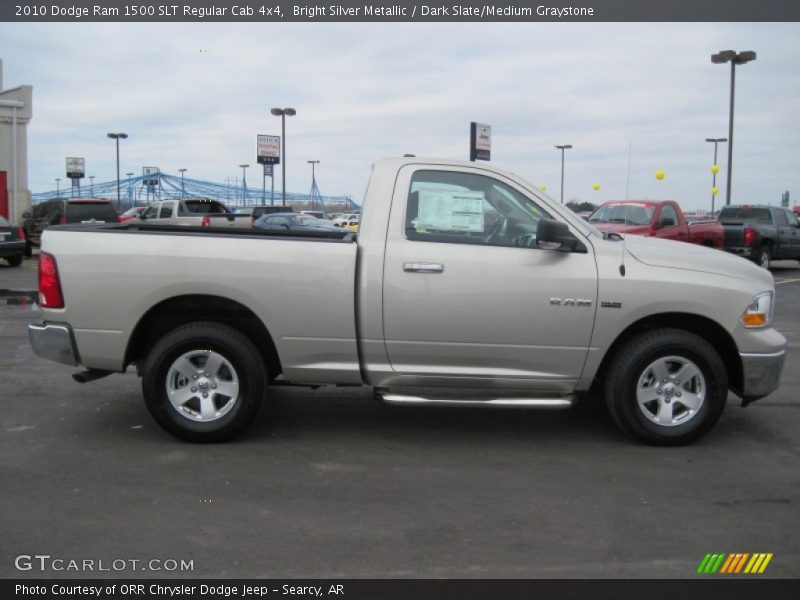 Bright Silver Metallic / Dark Slate/Medium Graystone 2010 Dodge Ram 1500 SLT Regular Cab 4x4