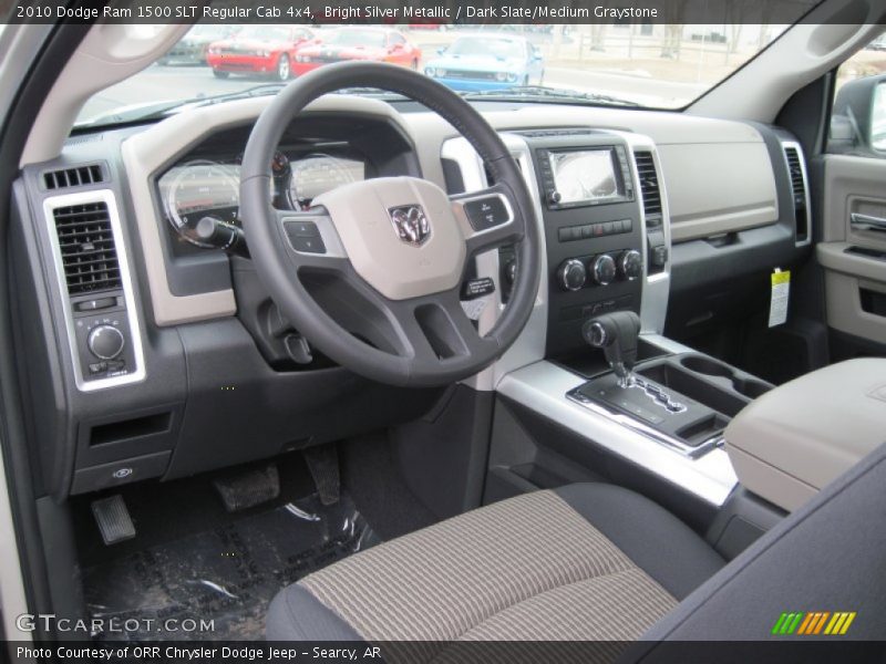 Bright Silver Metallic / Dark Slate/Medium Graystone 2010 Dodge Ram 1500 SLT Regular Cab 4x4
