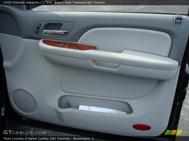 Black / Dark Titanium/Light Titanium 2008 Chevrolet Avalanche LTZ 4x4