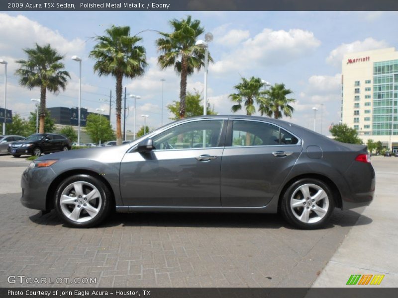 Polished Metal Metallic / Ebony 2009 Acura TSX Sedan