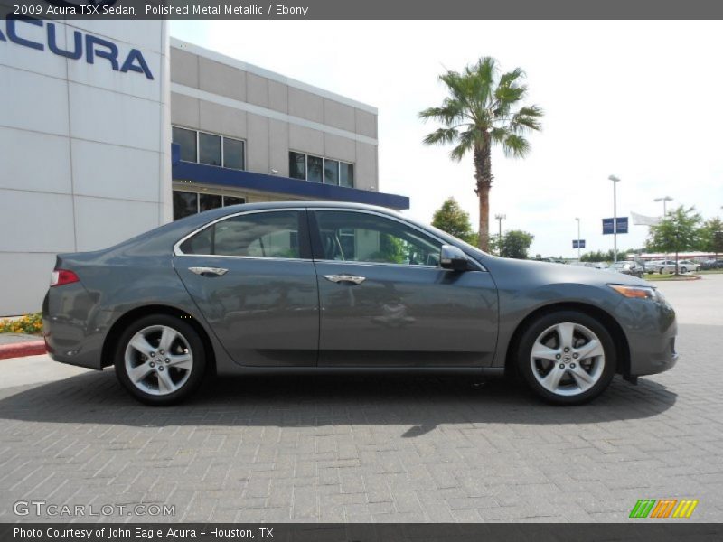 Polished Metal Metallic / Ebony 2009 Acura TSX Sedan