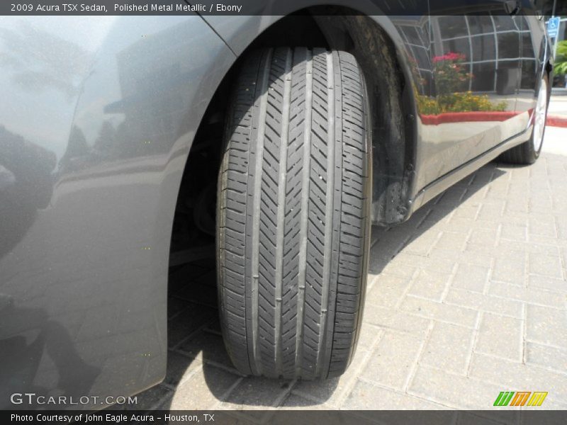 Polished Metal Metallic / Ebony 2009 Acura TSX Sedan