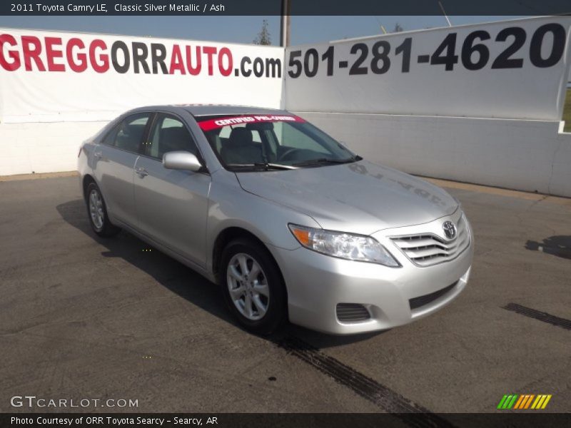 Classic Silver Metallic / Ash 2011 Toyota Camry LE