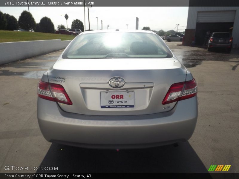 Classic Silver Metallic / Ash 2011 Toyota Camry LE